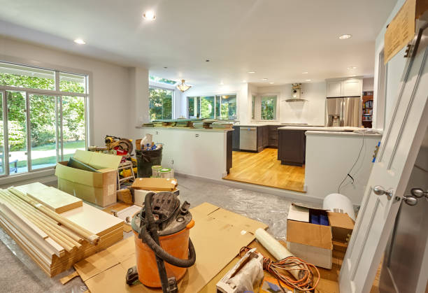 Professional Kitchen Island Installation technician working in Welch, MN